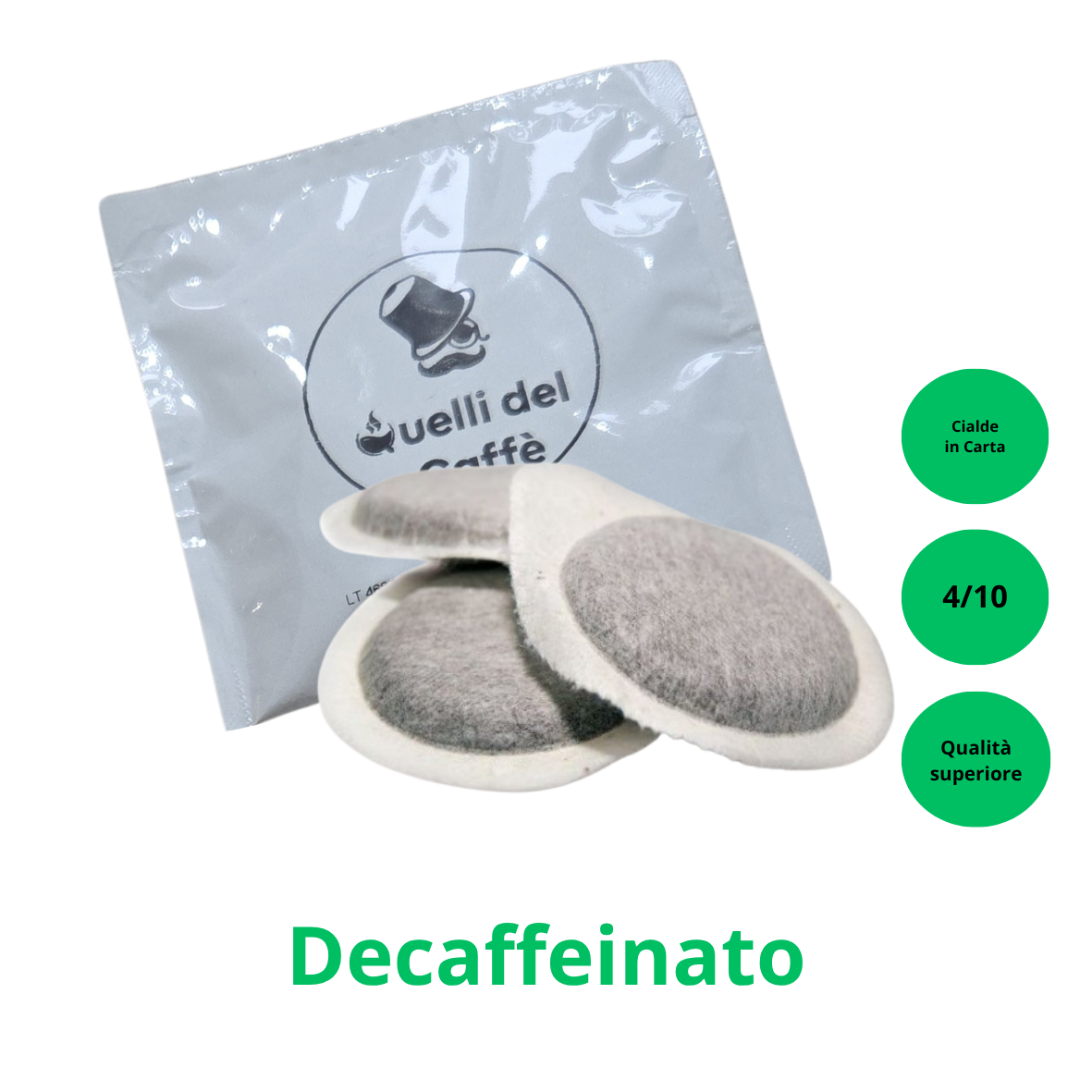 100 Cialde in carta ESE 44mm miscela DEK