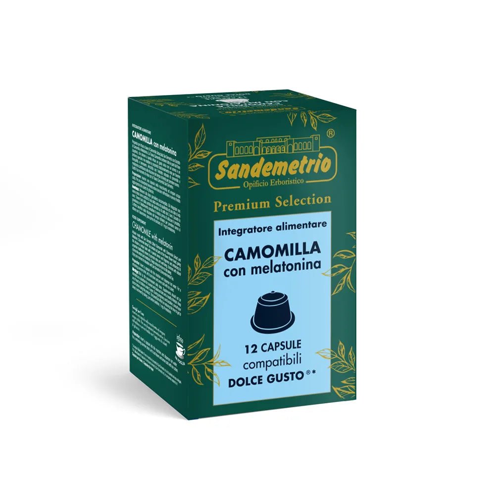 Sandemetrio Camomilla con Melatonina compatibile con Dolce Gusto* - Quelli del Caffè
