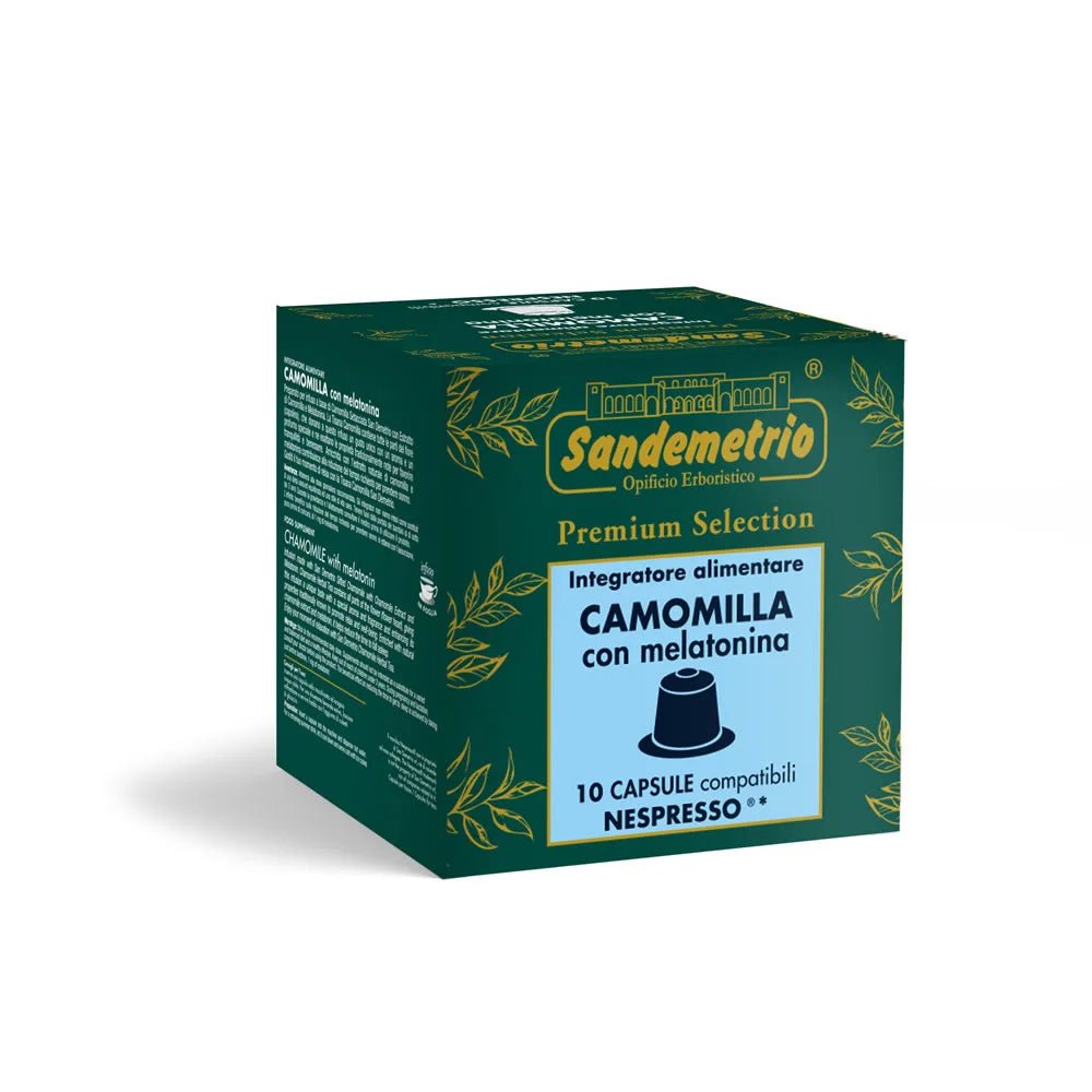 Sandemetrio Camomilla con Melatonina compatibile con Nespresso* - Quelli del Caffè