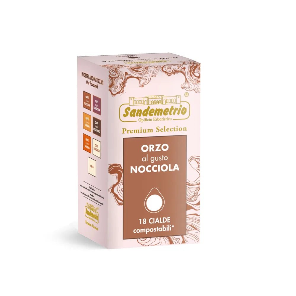 Sandemetrio Orzo alla Nocciola in Cialda in carta ESE 44mm - Quelli del Caffè