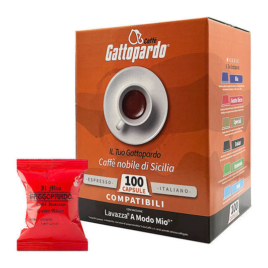 To.Da. Gattopardo miscela Gusto Ricco compatibile Lavazza A Modo Mio*