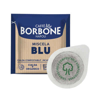 Borbone caffè miscela Blu in Cialda in carta ESE 44mm - Quelli del Caffè