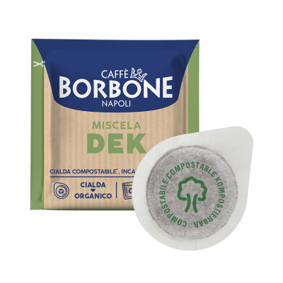 Borbone caffè miscela Dek in Cialda in carta ESE 44mm - Quelli del Caffè