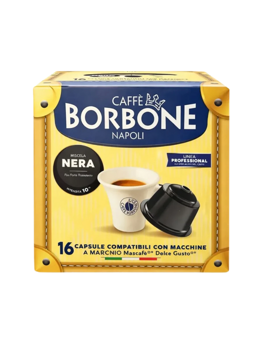 Borbone caffè miscela Nera compatibile Dolce Gusto* - Quelli del Caffè