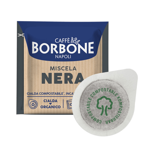 Borbone caffè miscela Nera in Cialda in carta ESE 44mm - Quelli del Caffè
