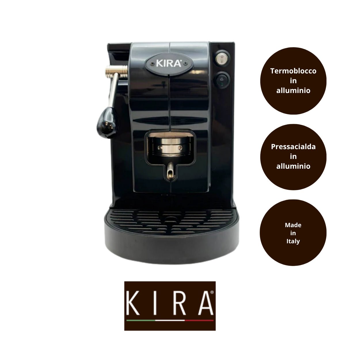 macchina caffè cialde ESE nera