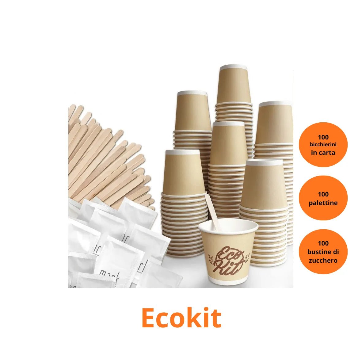 kit cortesia bicchierini palette zucchero