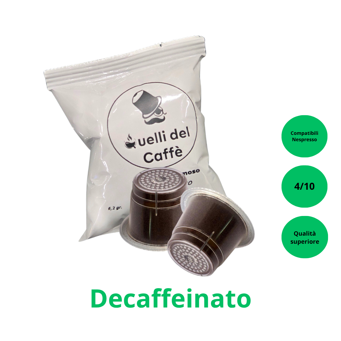 100 Capsule Compatibili Nespresso* miscela DEK