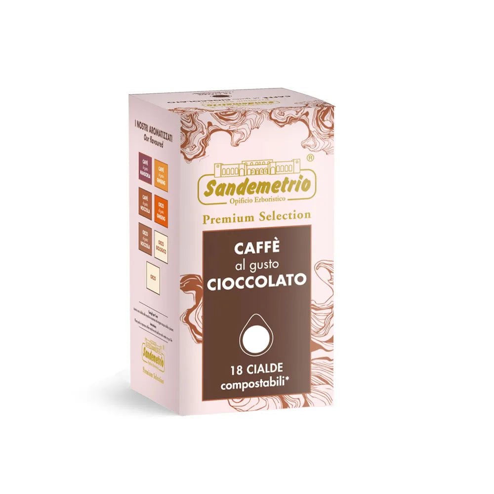 Sandemetrio Caffè al Cioccolato in Cialda in carta ESE 44mm - Quelli del Caffè
