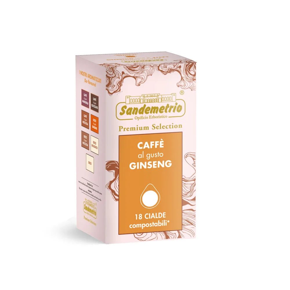 Sandemetrio Caffè al Ginseng in Cialda in carta ESE 44mm - Quelli del Caffè