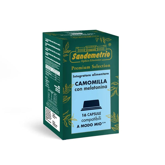 Sandemetrio Camomilla con Melatonina compatibile con Lavazza A Modo Mio* - Quelli del Caffè