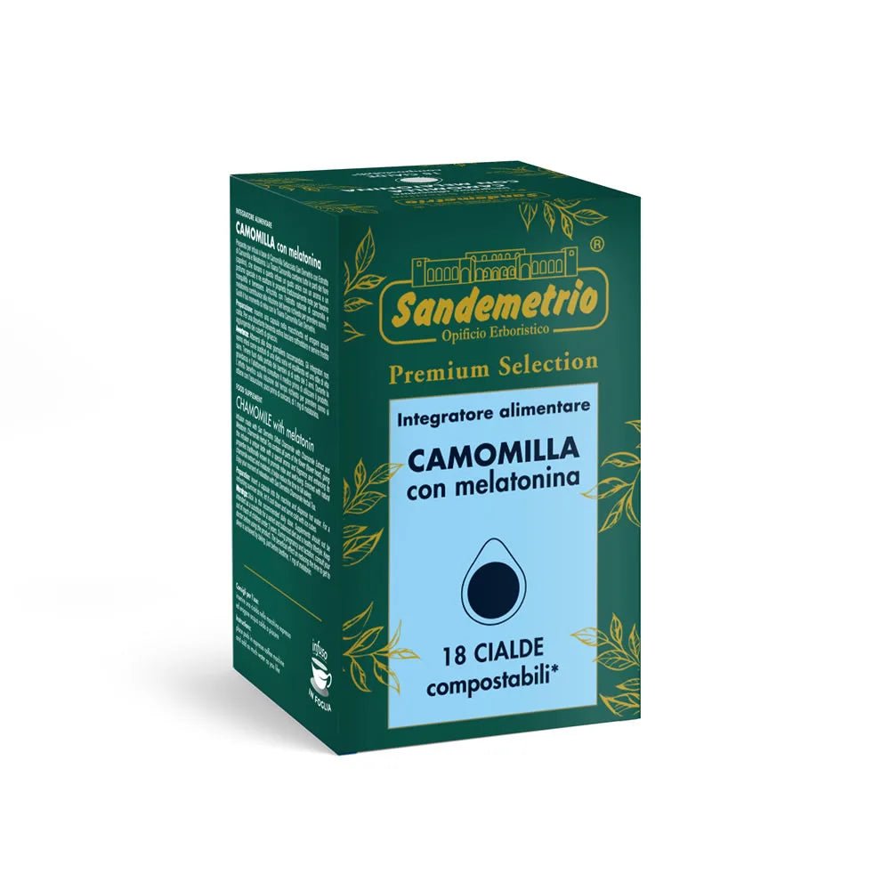 Sandemetrio Camomilla con Melatonina in Cialda in carta ESE 44mm - Quelli del Caffè
