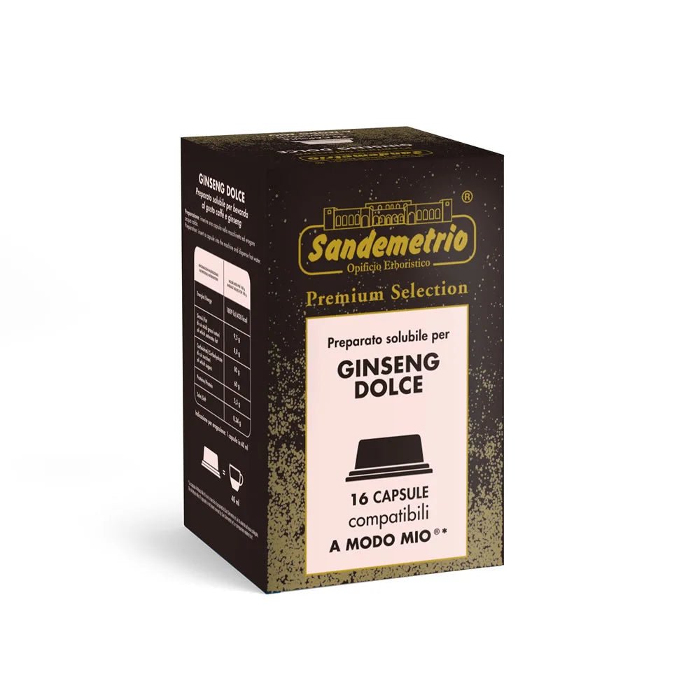 Sandemetrio Ginseng Dolce compatibile con Lavazza A Modo Mio* - Quelli del Caffè