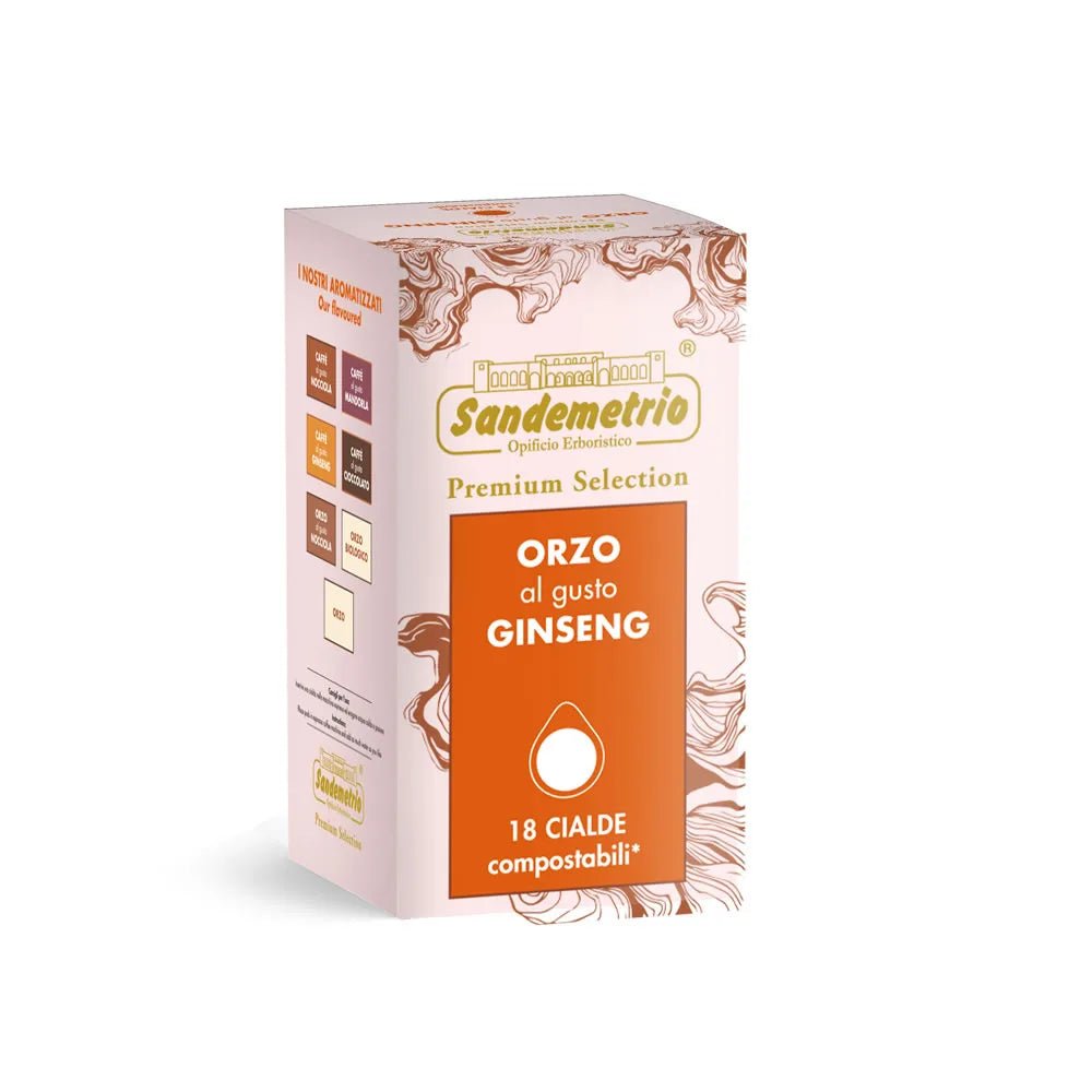 Sandemetrio Orzo al Ginseng in Cialda in carta ESE 44mm - Quelli del Caffè