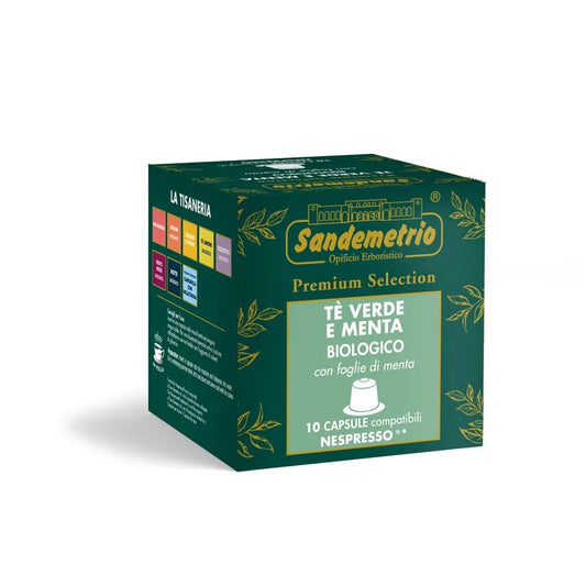 Sandemetrio The Verde e Menta compatibile con Nespresso* - Quelli del Caffè