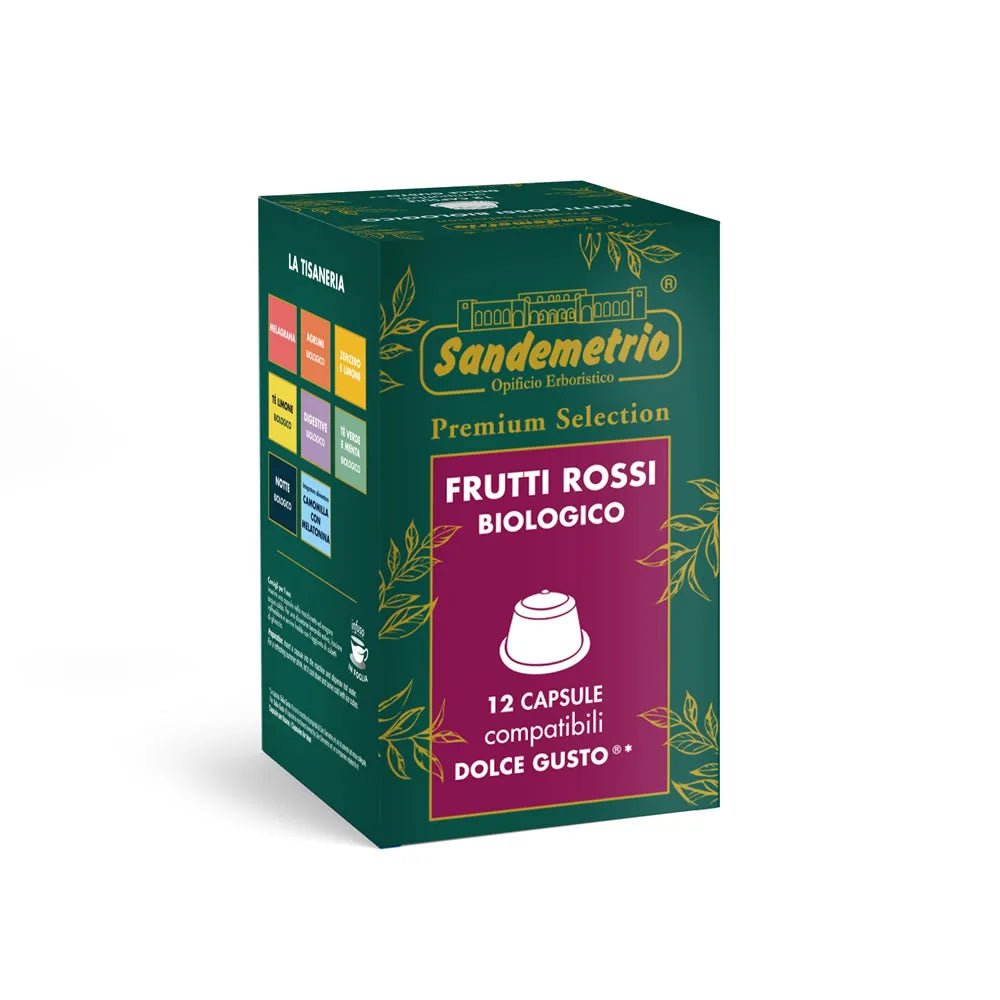 Sandemetrio Tisana ai Frutti Rossi compatibile con Dolce Gusto* - Quelli del Caffè