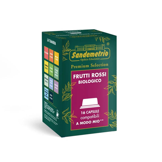 Sandemetrio Tisana ai Frutti Rossi compatibile con Lavazza A Modo Mio* - Quelli del Caffè