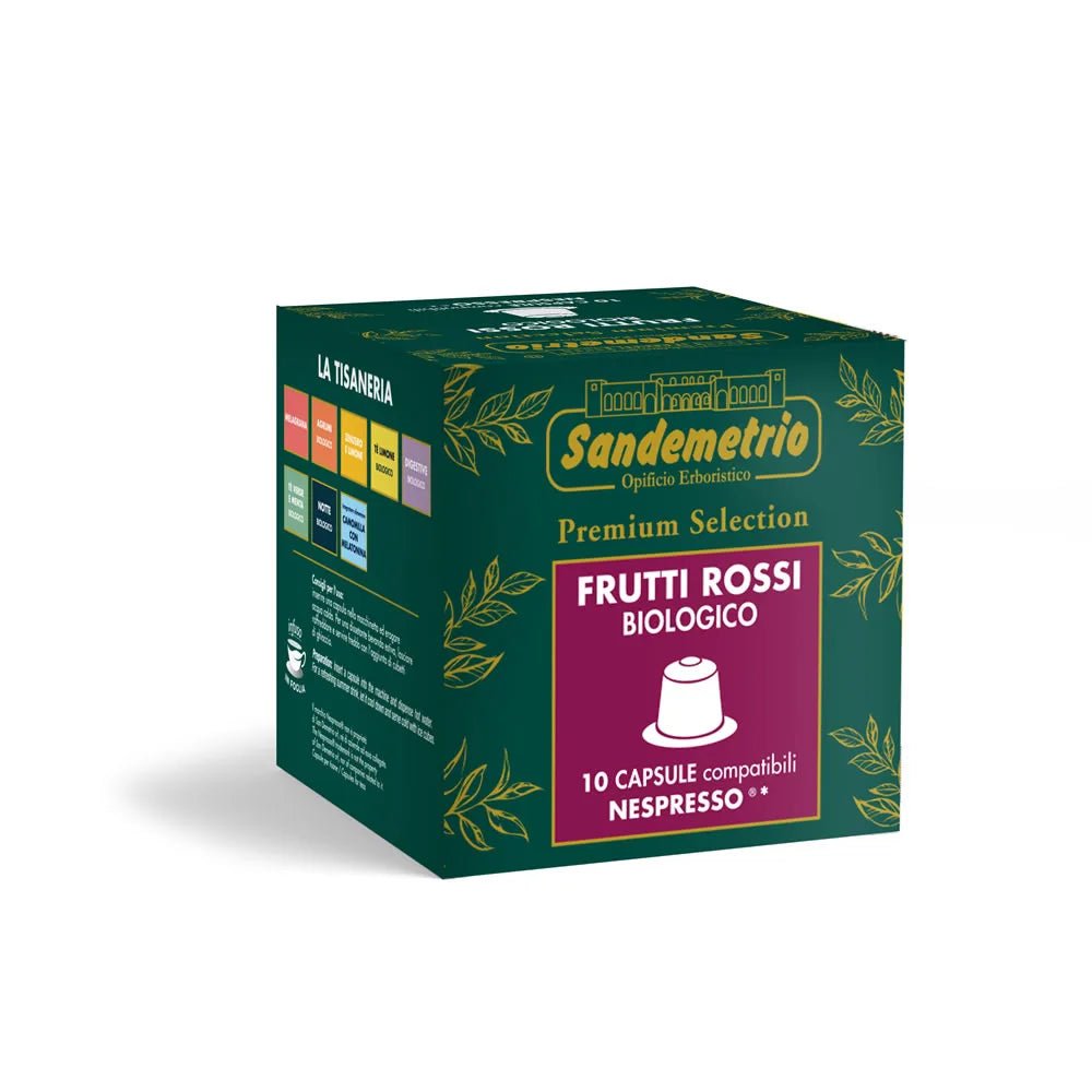 Sandemetrio Tisana ai Frutti Rossi compatibile con Nespresso* - Quelli del Caffè
