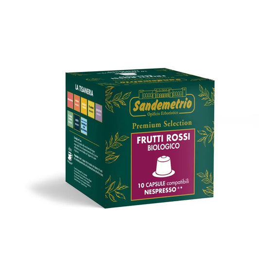 Sandemetrio Tisana ai Frutti Rossi compatibile con Nespresso* - Quelli del Caffè