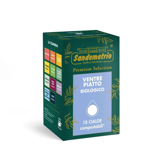 Sandemetrio Tisana Ventre piatto in Cialda in carta ESE 44mm - Quelli del Caffè