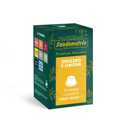 Sandemetrio Tisana Zenzero e Limone compatibile con Dolce Gusto* - Quelli del Caffè